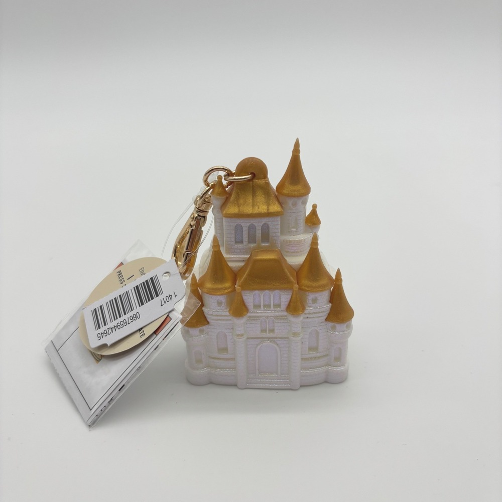 Bath & Body Works Disney Princess Castle PocketBac Holder White Gold